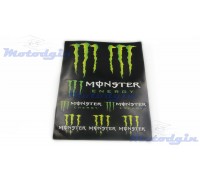 Наклейки спонсор Monster Energy #5519 чорні