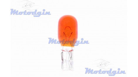 Лампа поворотів безцокольна T15 12V 16W Червона LPI
