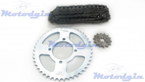 Комплект ланцюг і зірки Yamaha YBR125 2005-2016