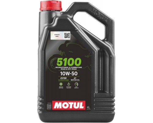Масло 4Т 5100 - 10W50 4л Motul Франция
