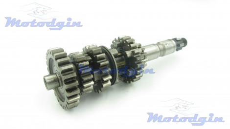 Вал КПП Yamaha YBR125 первичный в сборе