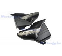 Пластик Yamaha YBR125 2009г боковой пара на бардачок чёрный