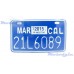 Номерний знак декоративний MAR - CAL