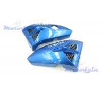 Пластик " жабры " под бак Yamaha YBR125 светло синие