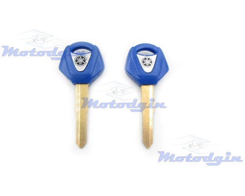 Заготовка ключа Yamaha синя ручка