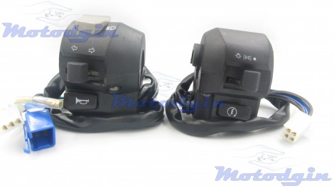 Блок кнопок керма Yamaha YBR125 під один трос