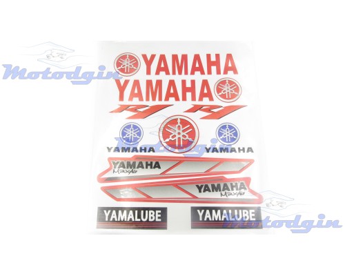 Наклейки Yamaha 33-22sm бронзові