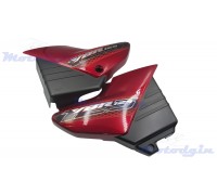 Пластик Yamaha YBR125 2009г боковой пара на бардачок красный