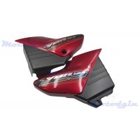 Пластик Yamaha YBR125 2009г боковой пара на бардачок красный