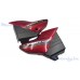 Пластик Yamaha YBR125 2009г боковой пара на бардачок красный