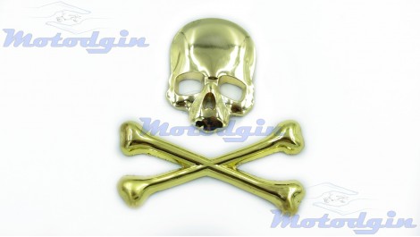 Наклейки объемные Skull Bones