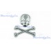 Наклейки объемные Skull Bones