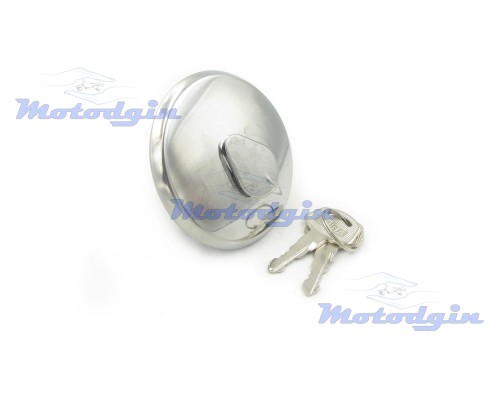 Крышка бака GN125 круглая хром