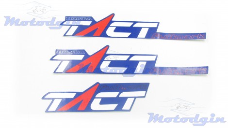 Honda Tact AF16 / 24 сині наклейки #0906
