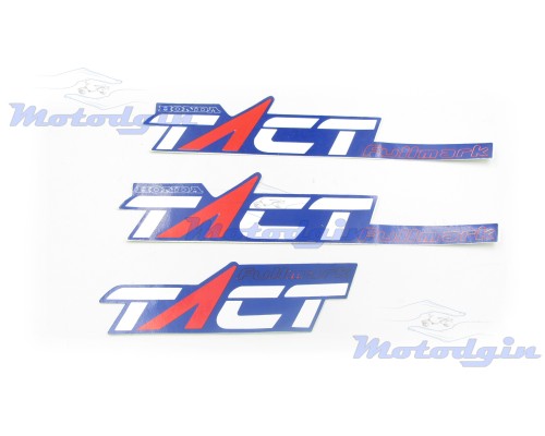 Наклейки Honda Tact AF16/24 сині #0906