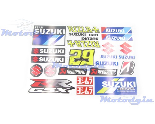 Наклейки Suzuki набір #SF035