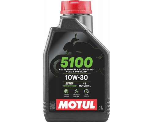Масло 4Т 5100 - 10W30 1л Motul Франция