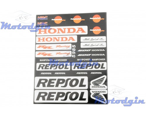 Наклейки спонсор Honda Repsol # 5985