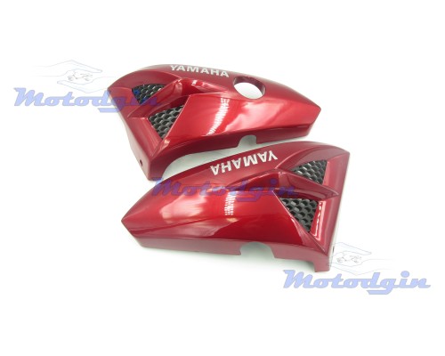 Пластик "зябра" під бак Yamaha YBR125 червоний 2007р
