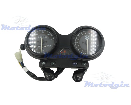 Панель приборов Yamaha YBR125 4 лампы
