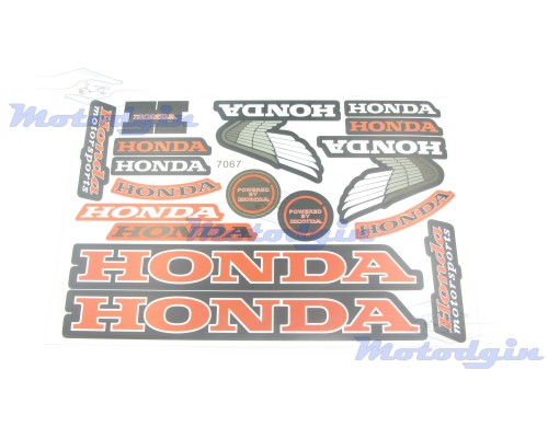 Наклейки Honda Motorsports набір #7067