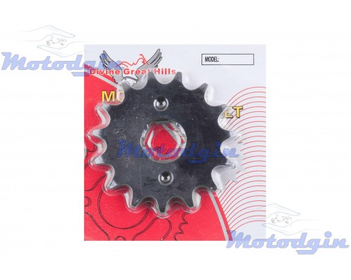 Зірка Yamaha YBR125 передня 428-15 Gold ST