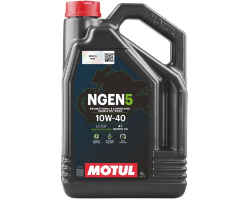 Масло NGEN 5 SAE 10W40 4T 4L