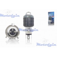 Лампа в фару H4 35/35W 2400Lm 2 диода LPI