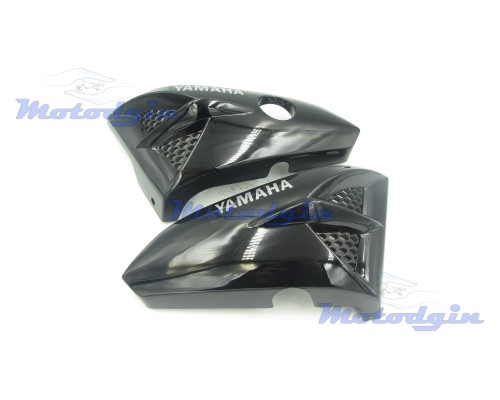Пластик " жабры " под бак Yamaha YBR125 черные