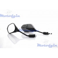 Зеркала капля карбоновая вставка