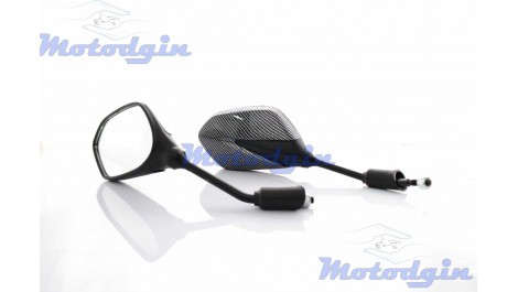 Зеркала капля карбоновая вставка