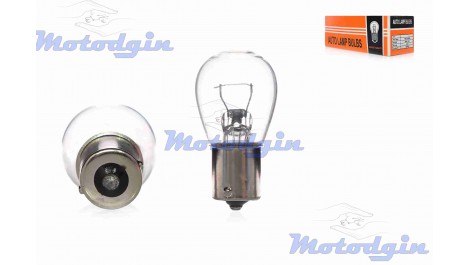 Лампа поворотов и габаритов G23 (BA15S) 12V 21W белая