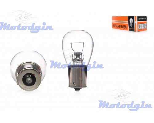 Лампа поворотов и габаритов G23 (BA15S) 12V 21W белая