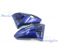 Пластик "зябра" під бак Yamaha YBR125 сині