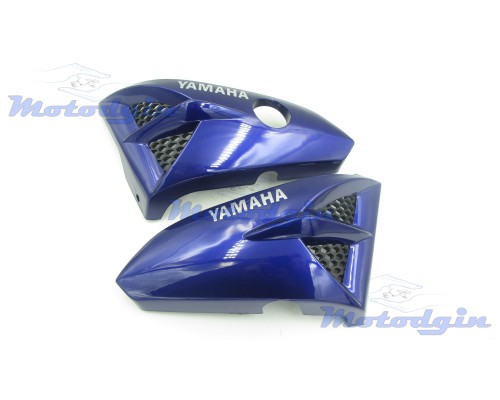 Пластик "зябра" під бак Yamaha YBR125 сині