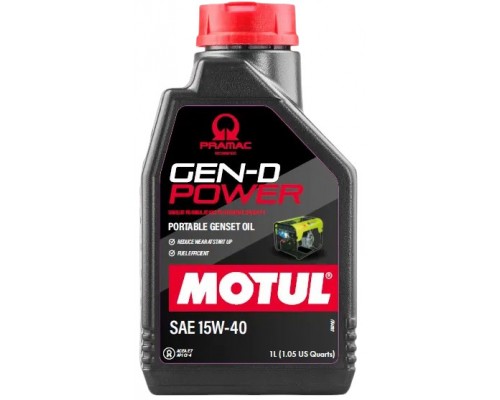 Масло GEN-D POWER SAE 15W40 1L для дизельных генераторов