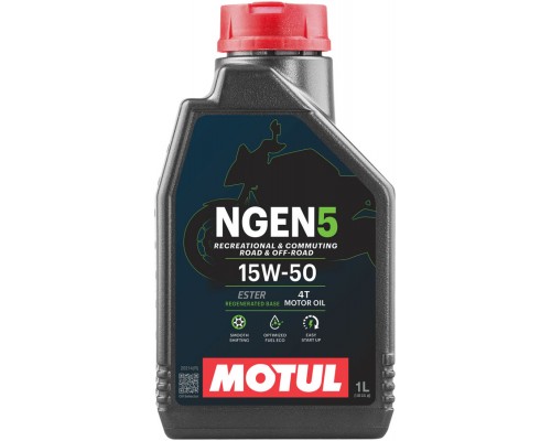 Масло NGEN 5 SAE 15W50 4T 1L
