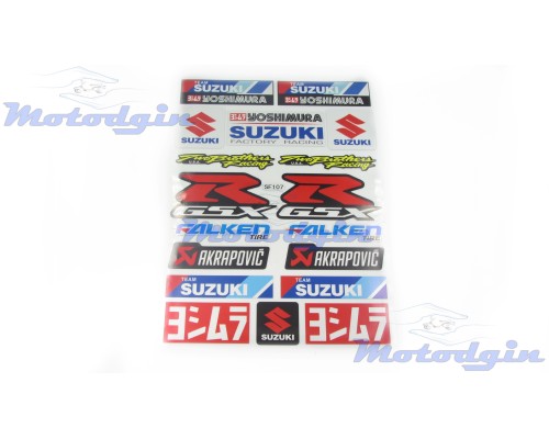 Набір наклейок Suzuki Falken #SF107